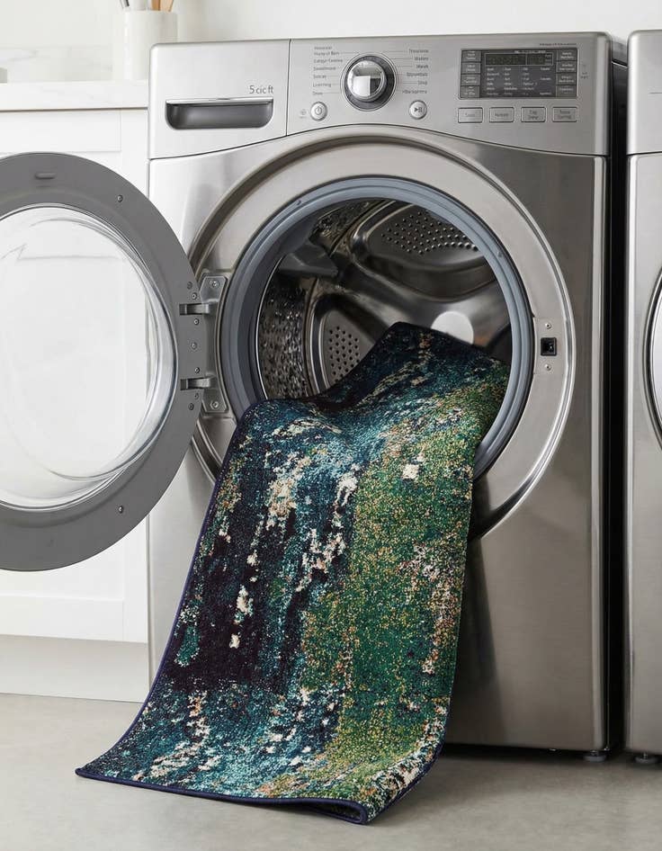 Detail image of  2' 2 x 6' 9  Washable Hyacinth Runner Rug