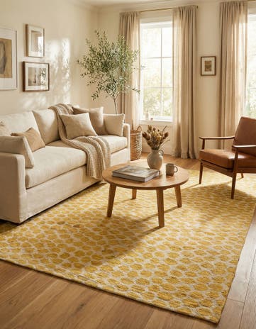 5' 9 x 8' 9 Hand Knotted Darya Wool Rug