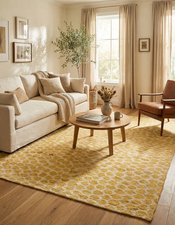 5' 9 x 8' 9 Hand Knotted Darya Wool Rug