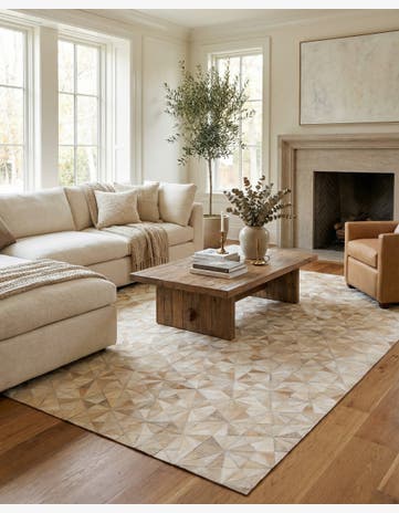 5' 9 x 7' 10 Cowhide - Patchwork Rug