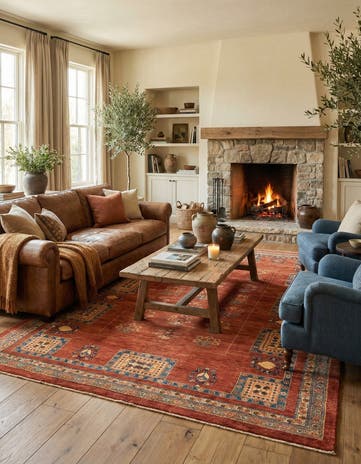 5' 5 x 9' 1 Luribaft Wool Rug