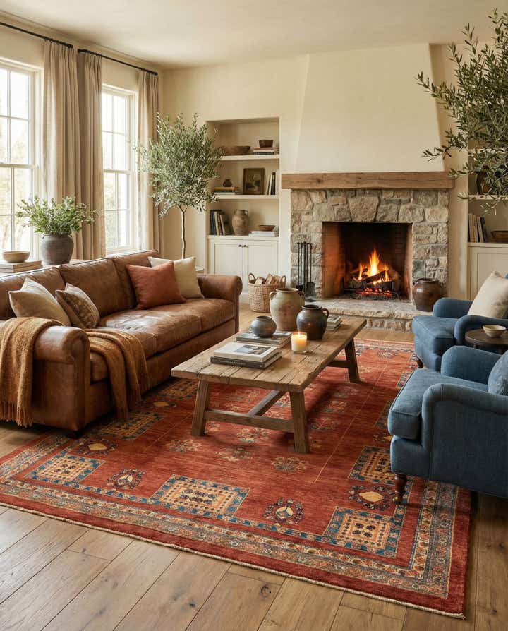 5' 5 x 9' 1 Luribaft Wool Rug