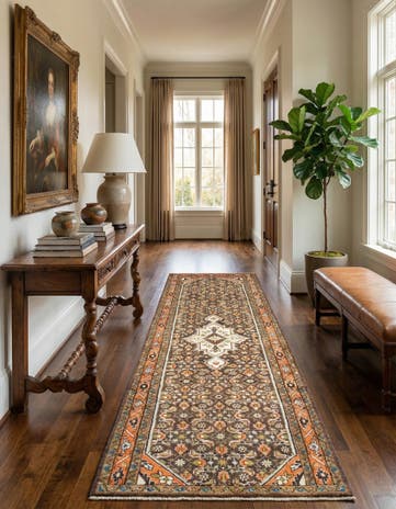 3' 2 x 10' 2 Hamedan Runner Rug
