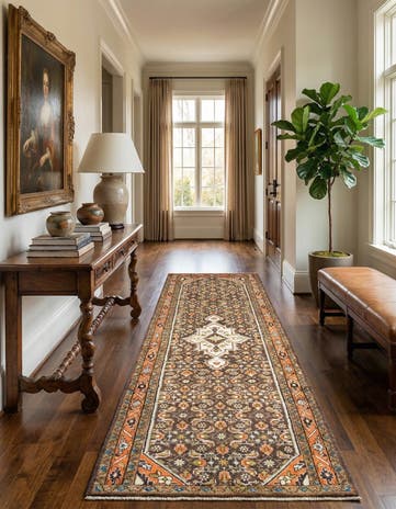 3' 2 x 10' 2 Hamedan Runner Rug