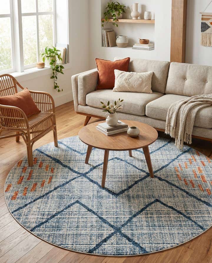 7' x 7' Aramis Round Rug