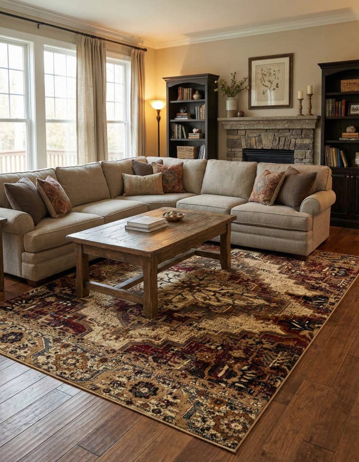 Detail image of 7' 10 x 10' Saturn Rug