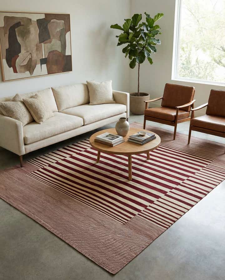5' 10 x 7' 9 Hand Woven Kilim Modern Wool Rug