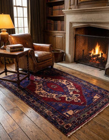 3' 6 x 5' 4 Hand Knotted Anatolian Wool Rug