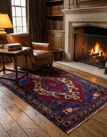 3' 6 x 5' 4 Hand Knotted Anatolian Wool Rug