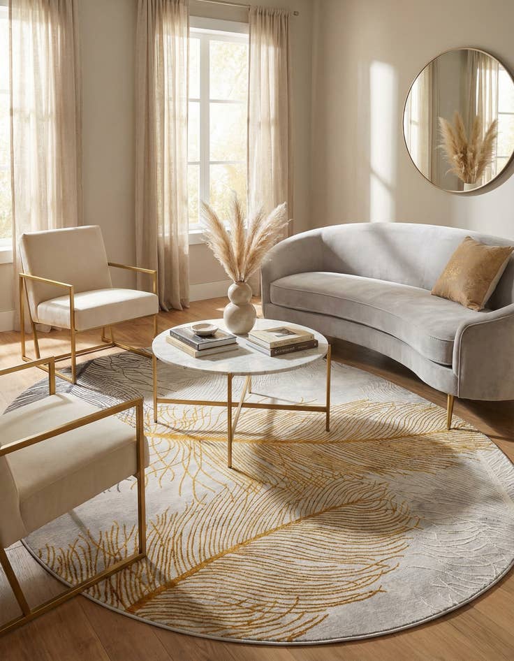 Detail image of  7' 10 x 10' Finsbury Oval Rug