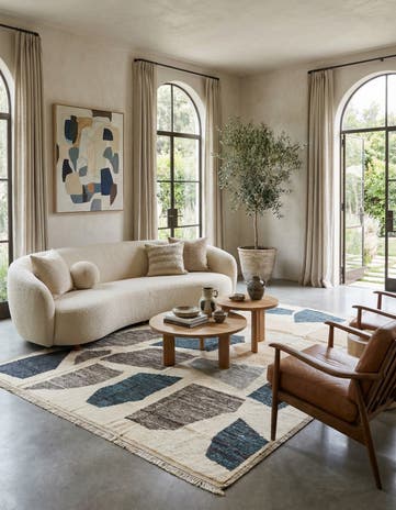 10' 3 x 12' 6 Hand Knotted Moroccan Wool Rug