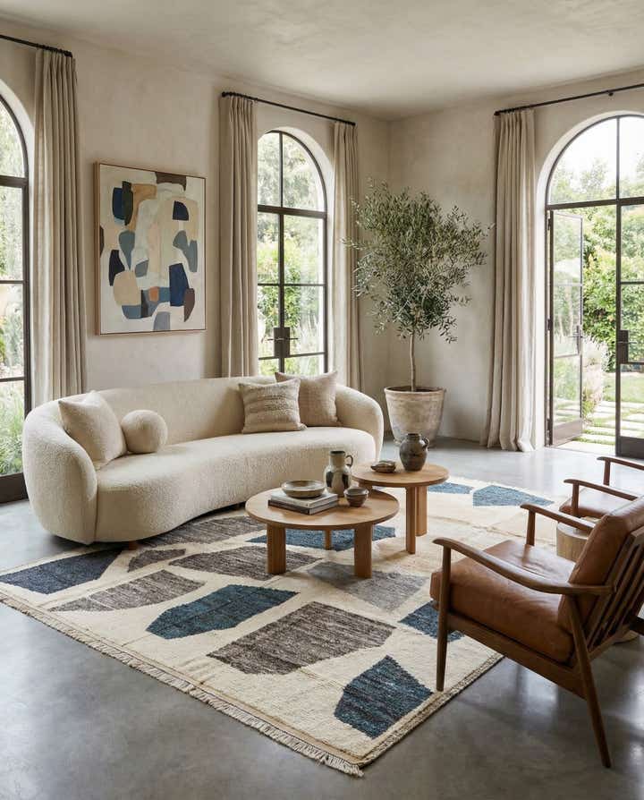10' 3 x 12' 6 Hand Knotted Moroccan Wool Rug