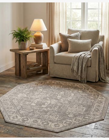 4' x 4' Lola Octagon Rug