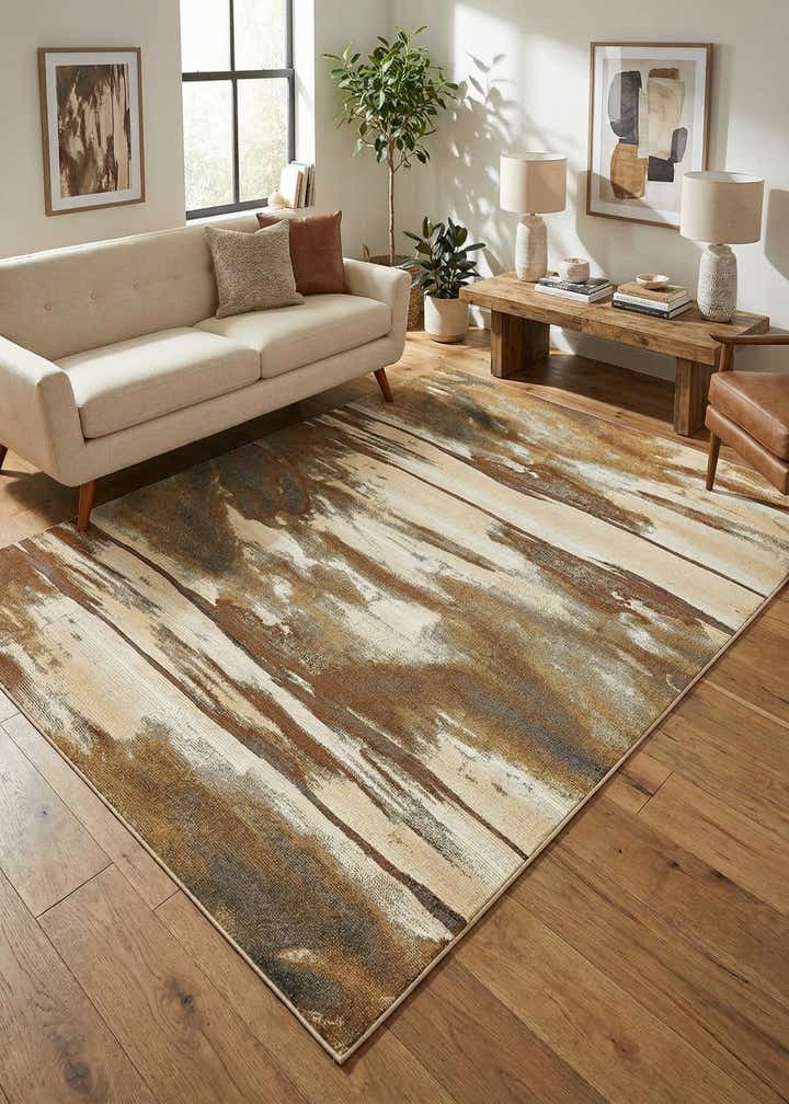 8' x 11' 4 Easy-Clean Modern Indoor / Outdoor Rug