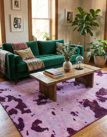 6' x 7' 8 Hand Knotted Ultra Vintage Persian Wool Rug