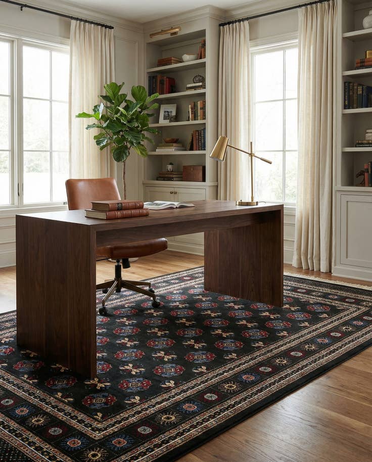 Detail image of 5' 3 x 8' Bokhara Rug