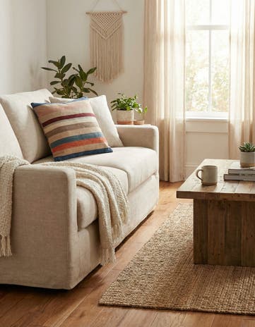 3' 3 x 3' 4 Hand Woven Pillow Wool Square Rug