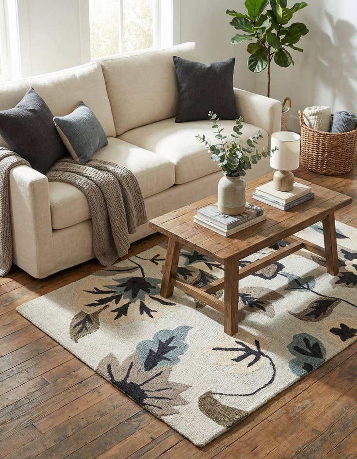 Detail image of 4' x 6' Agra Rug