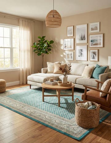 Turquoise SoHo Rug
