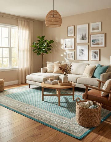 Turquoise SoHo Rug