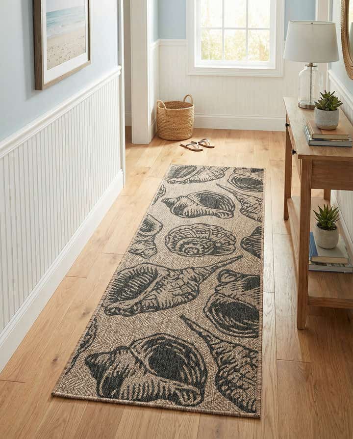 2' x 6' Easy-Clean Coastal Indoor / Outdoor Runner Rug