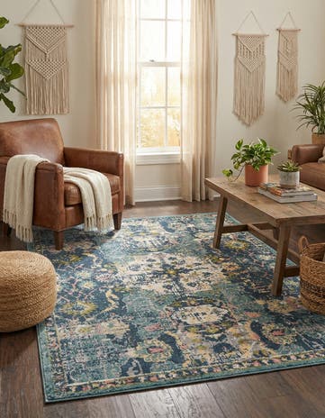Navy Blue Charleston Rug