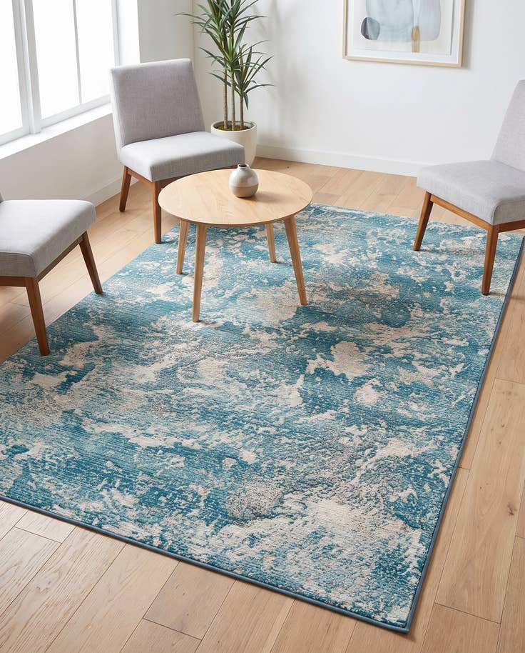 Vue détaillée : 155cm x 215cm Facile à nettoyer Modern Tapis Intérieur / Extérieur