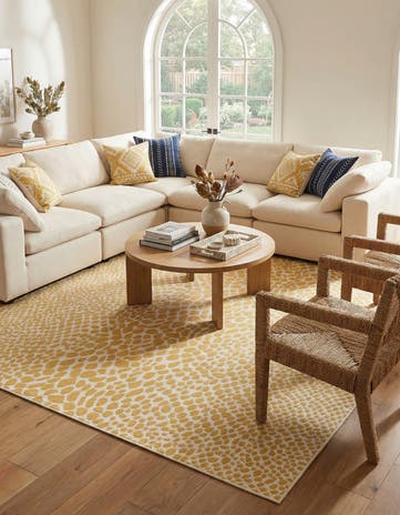 10' 8 x 10' 8 Easy-Clean Jill Zarin Cape Town Indoor / Outdoor Square Rug
