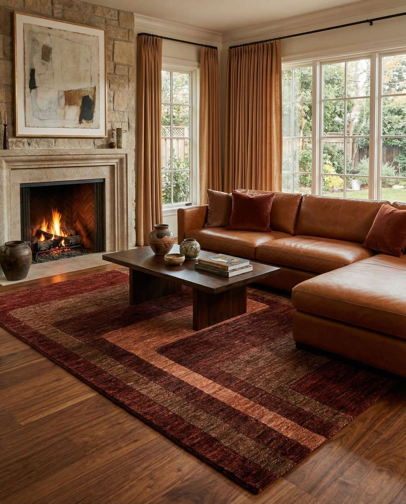 4' 11 x 6' 6 Juma Wool Rug