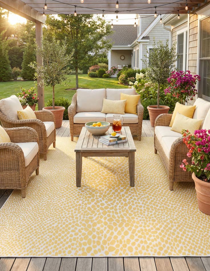 Detail image of  9' x 12'  Washable Jill Zarin Cape Town Indoor / Outdoor Rug