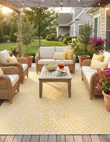 9' x 12' Easy-Clean Jill Zarin Cape Town Indoor / Outdoor Rug