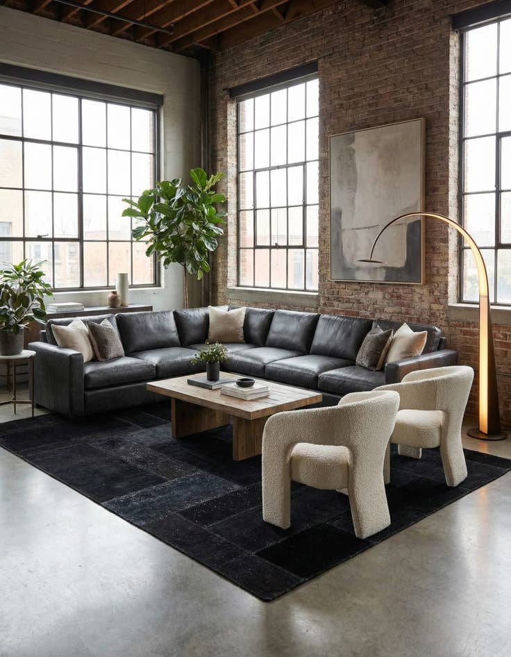 Detail image of 5' 8 x 7' 8  Hand Knotted Ultra Vintage Persian Wool Rug