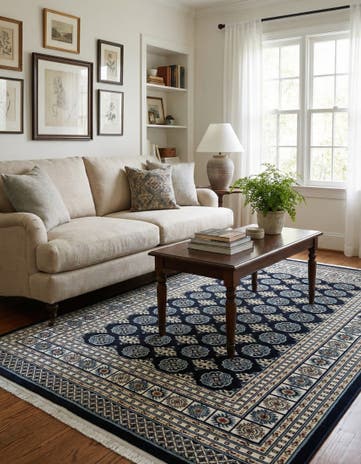 5' 3 x 8' Nain Design Rug