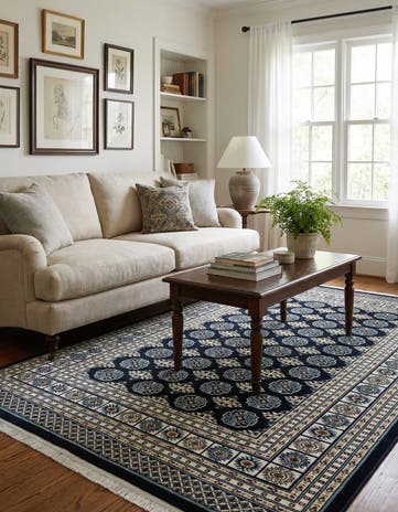 5' 3 x 8' Nain Design Rug