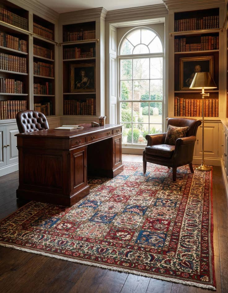 Detail image of  6' 7 x 9' 5 Bachtiar Sharekord Rug