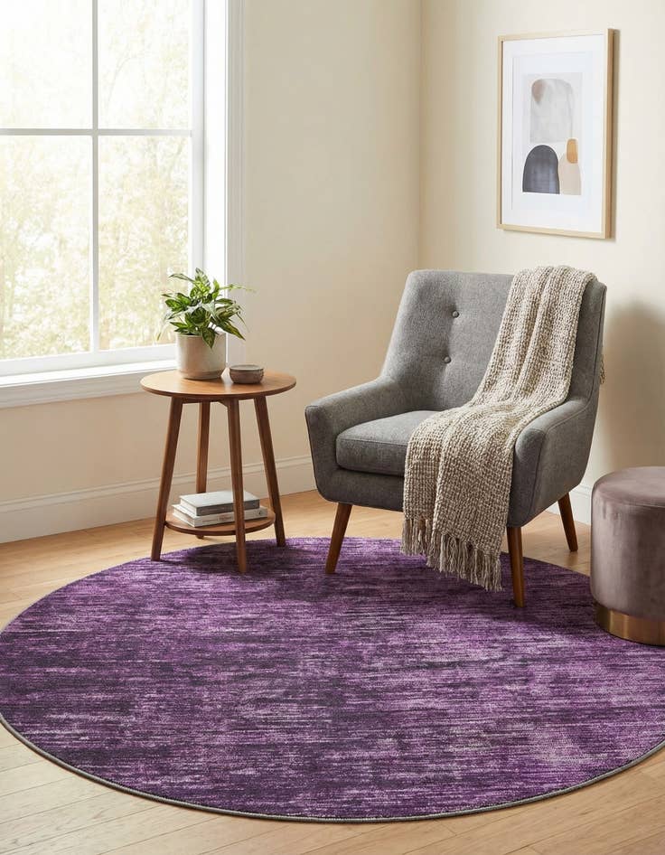 Detail image of  5' x 5' Asha Round Rug