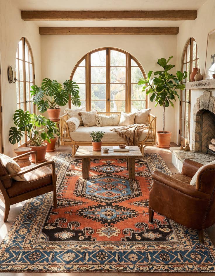 Detail image of  7' x 11' 1 Viss Wool Rug