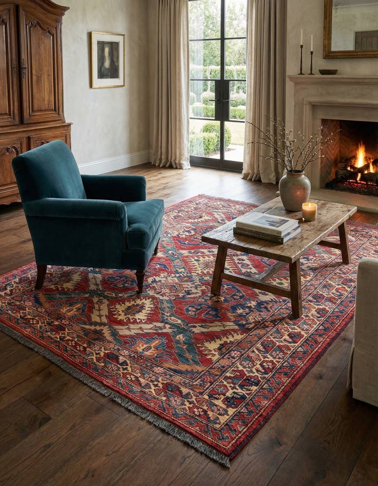 Detail image of 5' 7 x 7' 1 Kazak Rug