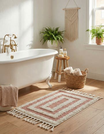Pink Boho Rug