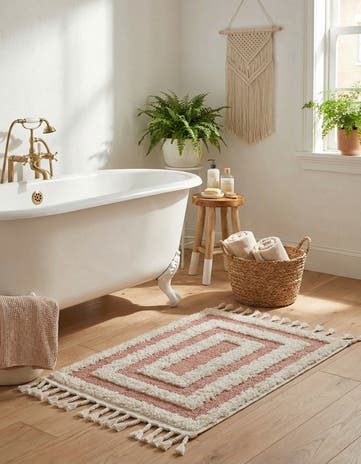 Pink Boho Rug