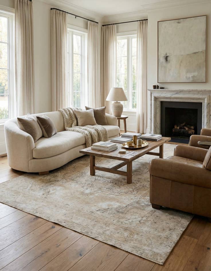 Detail image of  9' 2 x 12' 8  Hand Knotted Ultra Vintage Persian Wool Rug