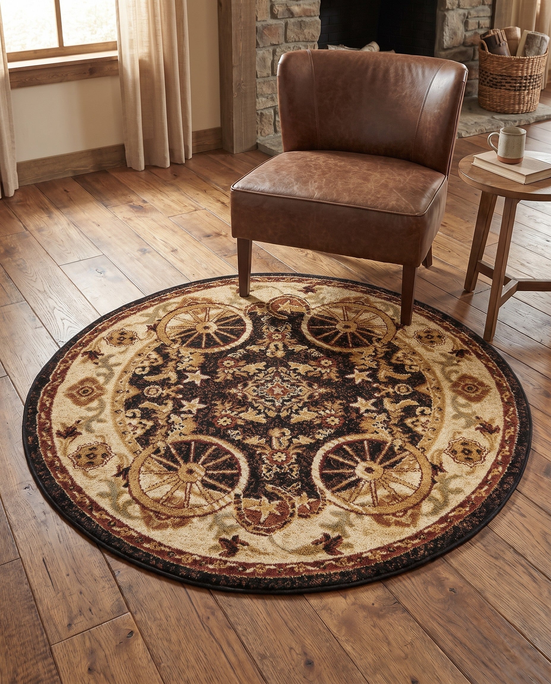 4' x 4' Pioneer Round Rug