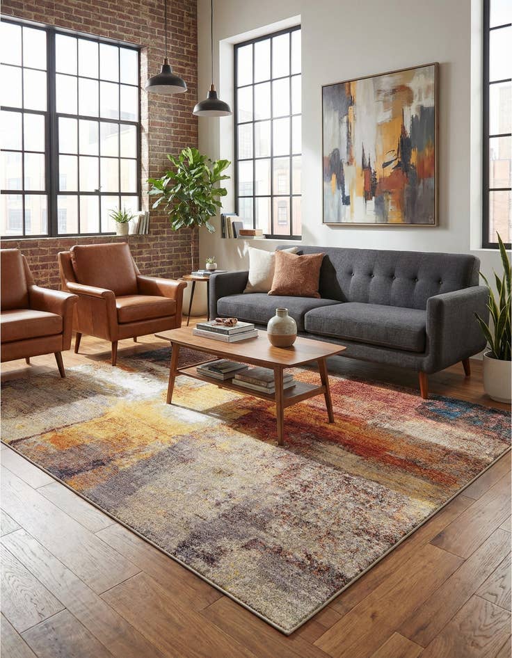 Detail image of 7' 10 x 11' Downtown Flatiron Rug