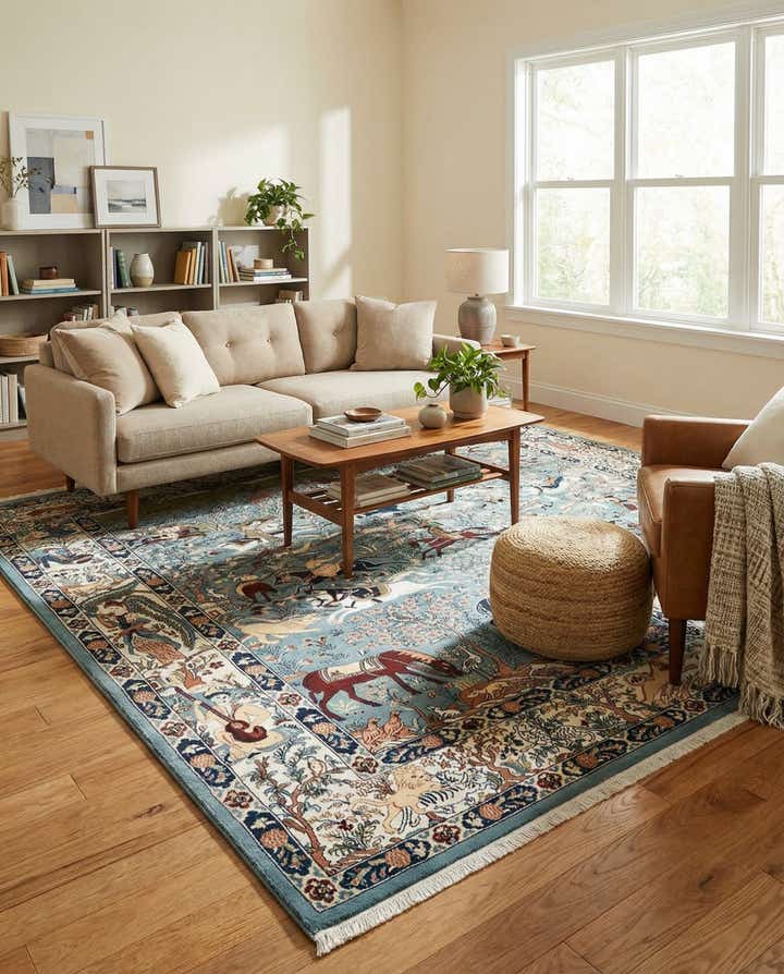 6' 1 x 9' Nain Design Rug
