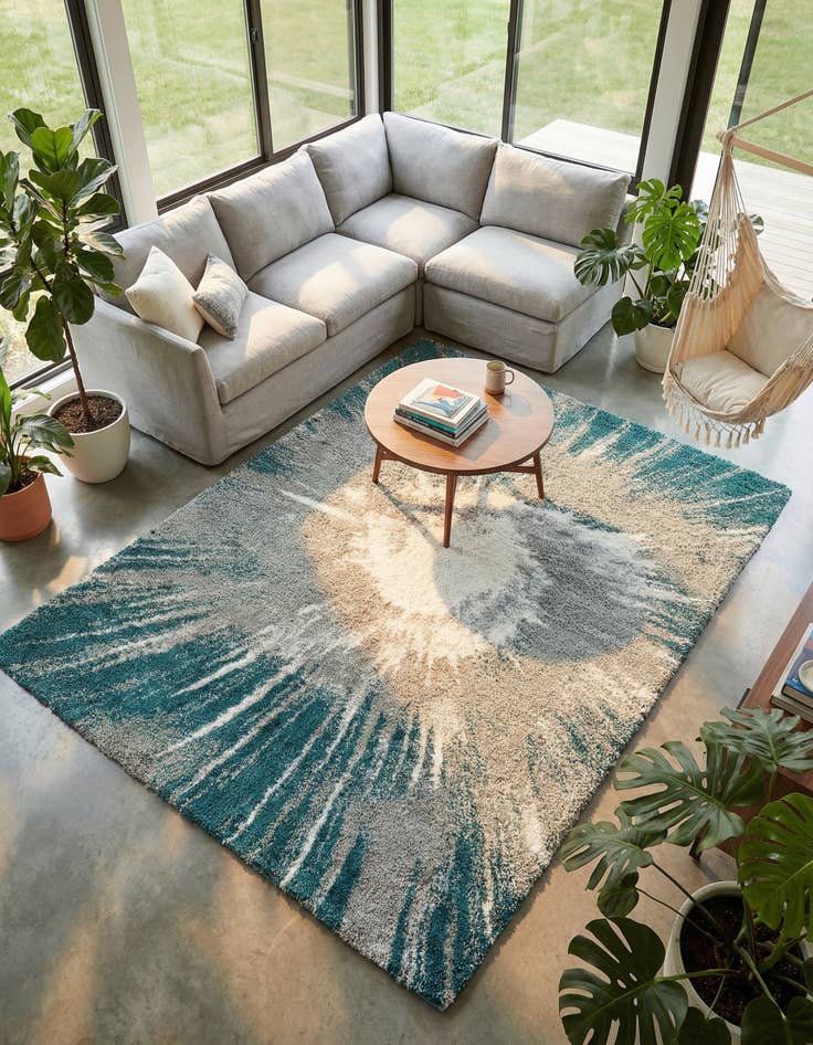 Detail image of 9' x 12' Soft Touch Shag Rug