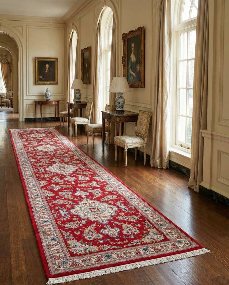 Detail image of 2' 9 x 13' 6 Tabriz Runner Rug