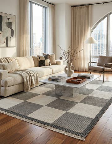 6' 5 x 9' 9 Hand Knotted Darya Wool Rug