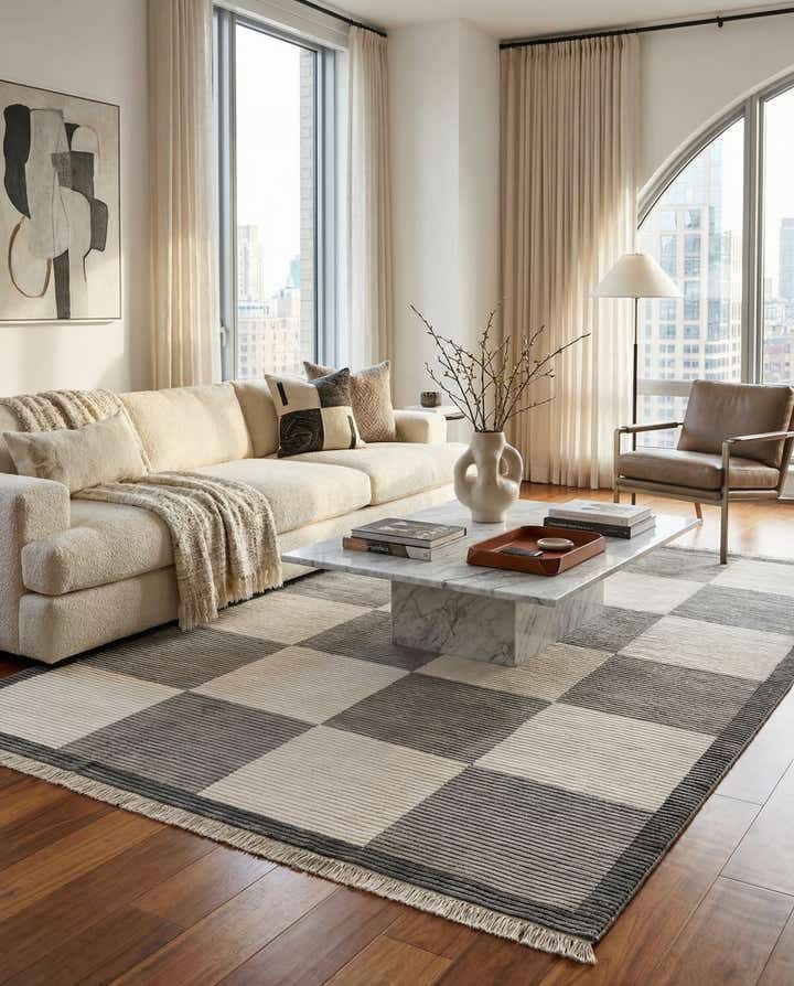 6' 5 x 9' 9 Hand Knotted Darya Wool Rug