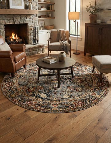 7' 10 x 7' 10 Saturn Round Rug