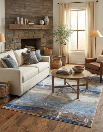 5' 3 x 8' Gabbeh Rug